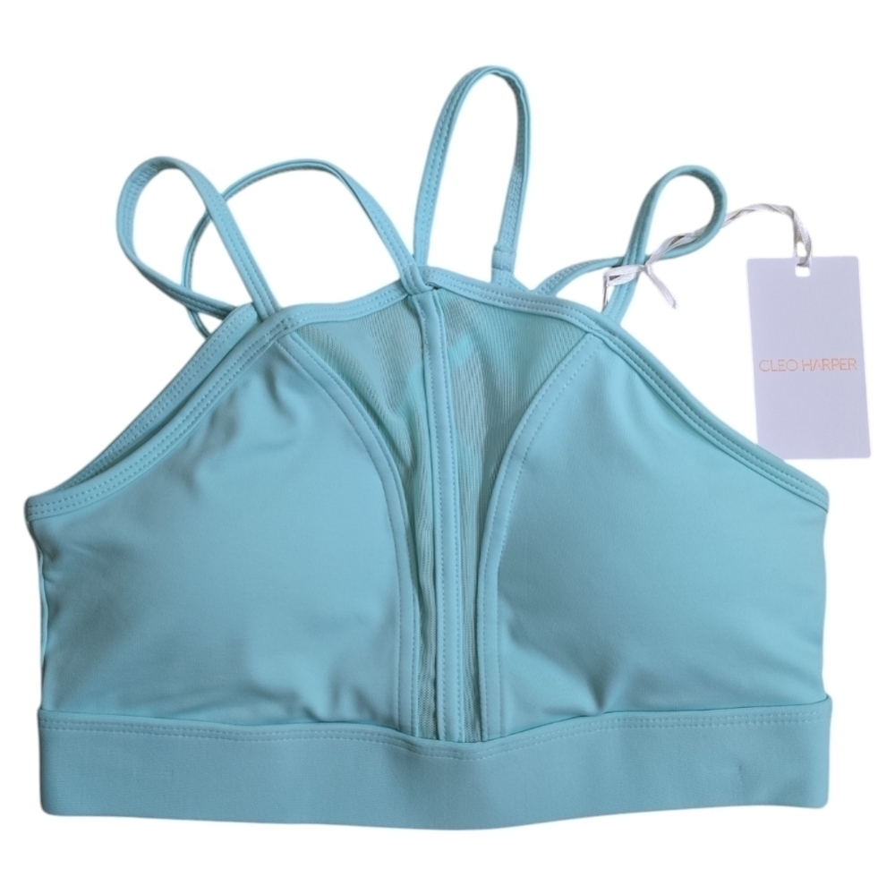 NWT Cleo Harper Radiant Mirage Bralet Mint Color XS US 4 Strappy Back